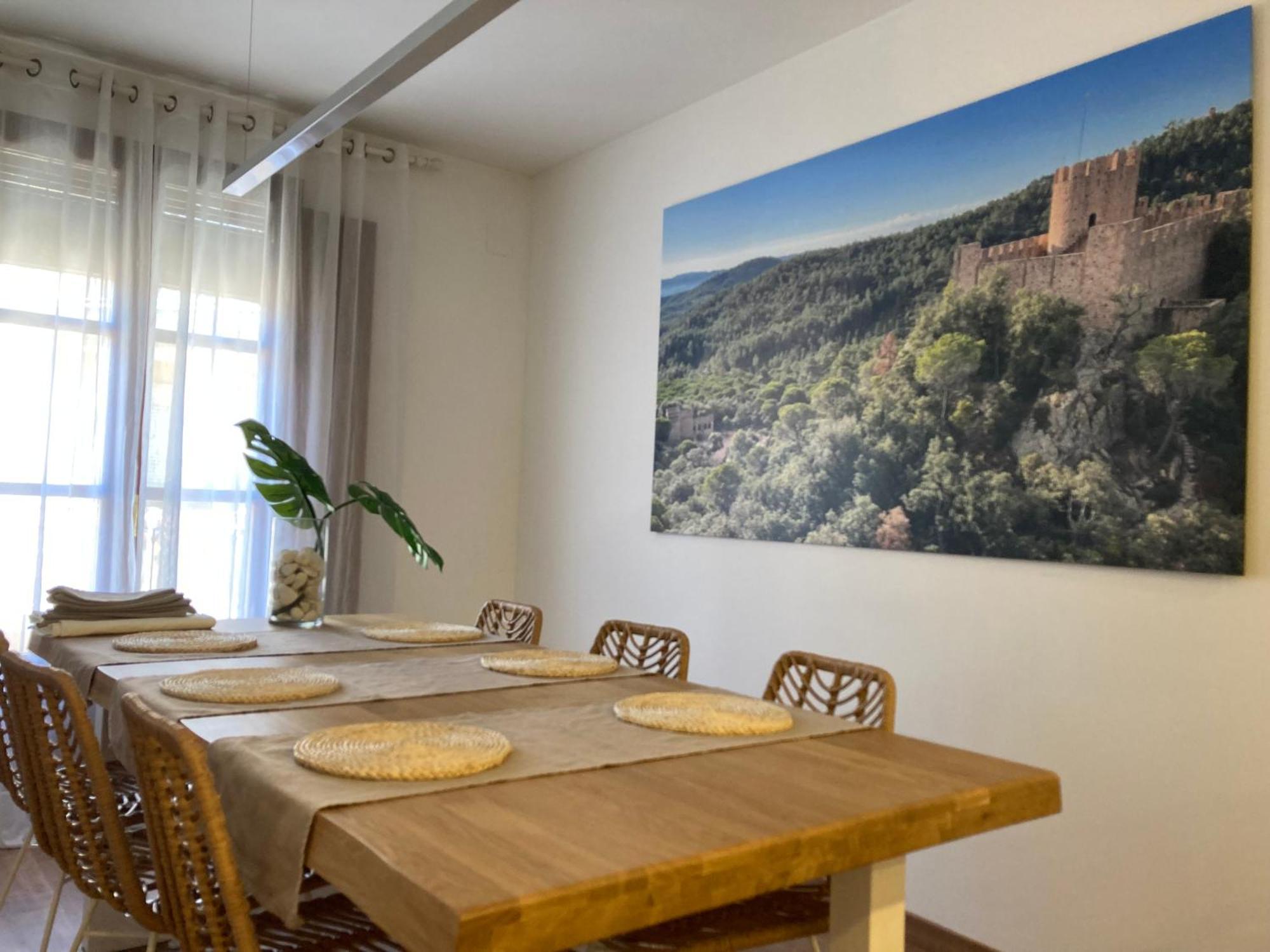 Apartamento Centrico, Climatizado Y Totalmente Equipado De 3 Habitaciones Para 6-7 Personas 산타콜로마데파르네스 외부 사진